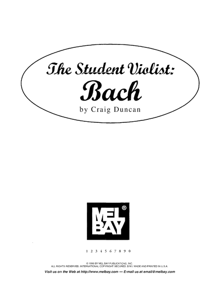 The Student Violist: Bach