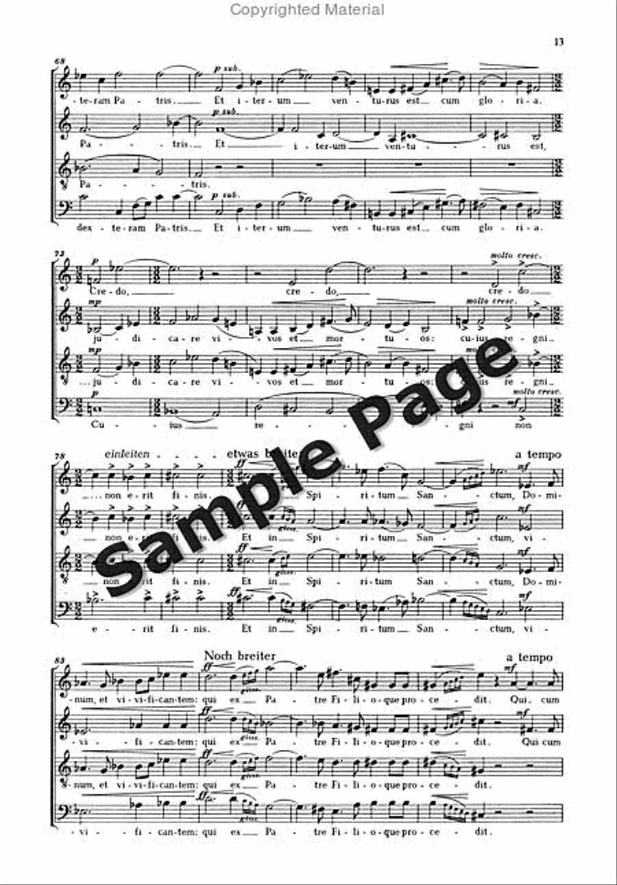 Messe 4-Part scores gallery preview page 16