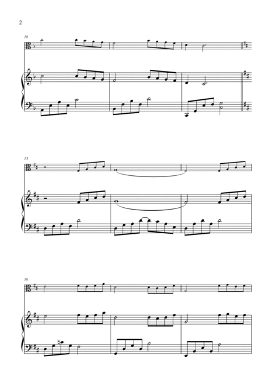 Beauty And The Beast Viola scores gallery preview page 2