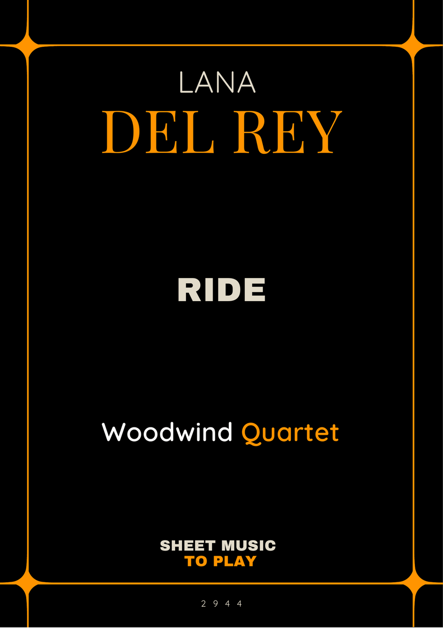 Ride Ride Woodwind Quartet scores gallery preview page 1