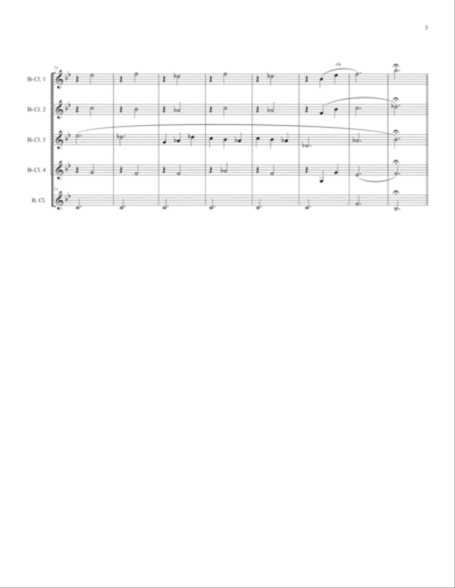 Simply Satie for Clarinet Quintet Woodwind Ensemble scores gallery preview page 5