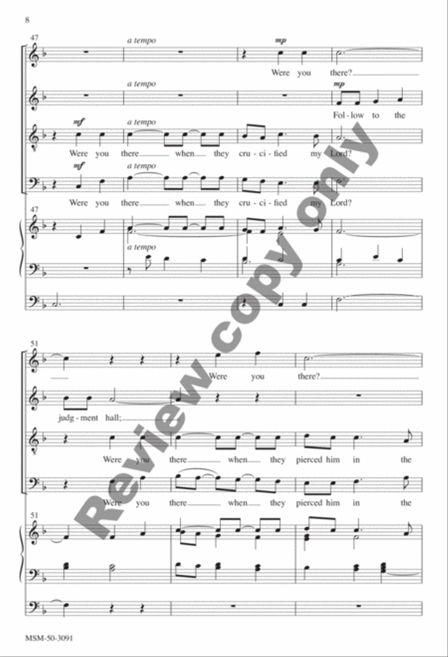 Lenten Meditation Lenten Meditation 4-Part scores gallery preview page 22