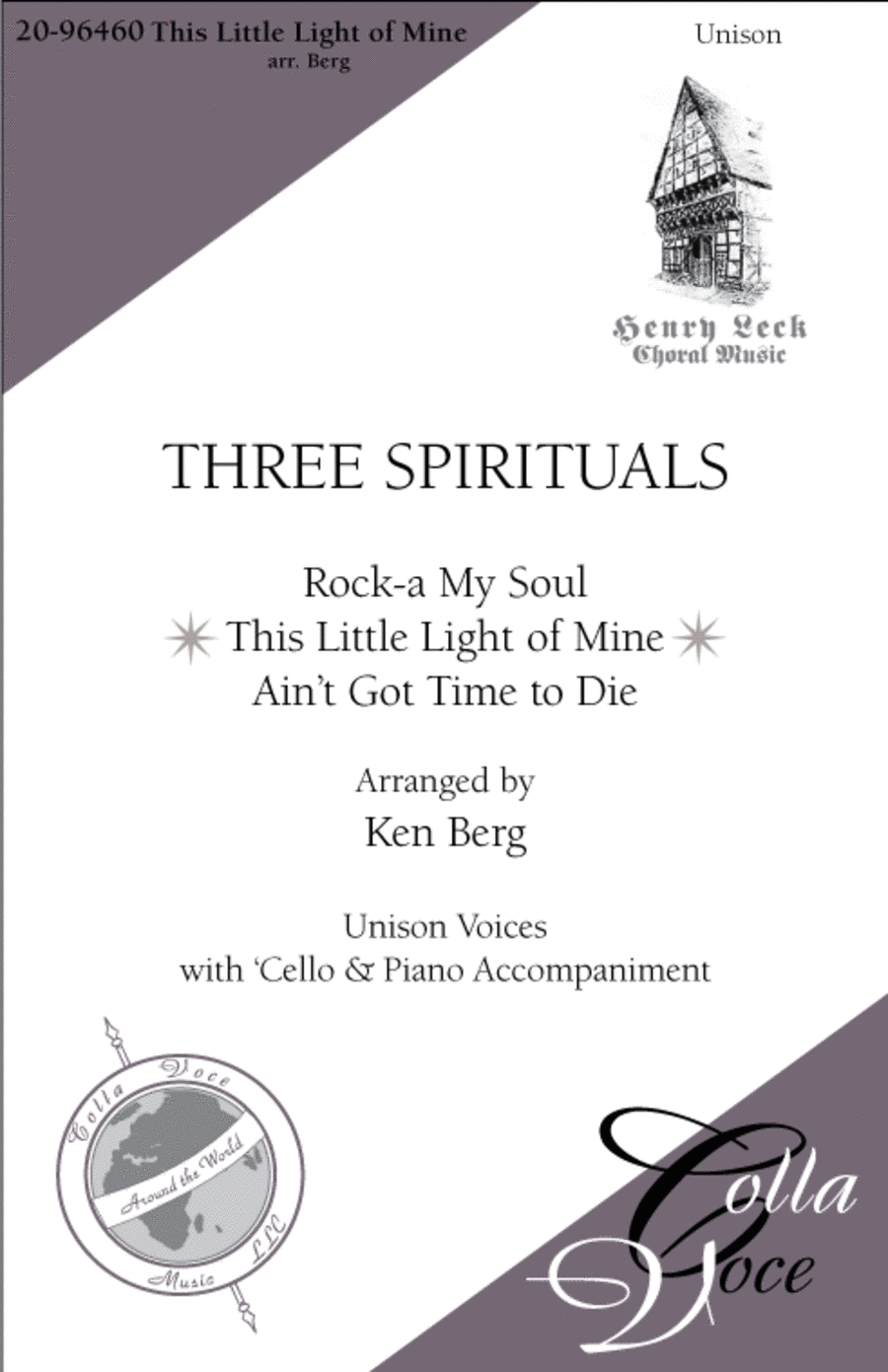 This Little Light Of Mine Unison Choir scores gallery preview page 1
