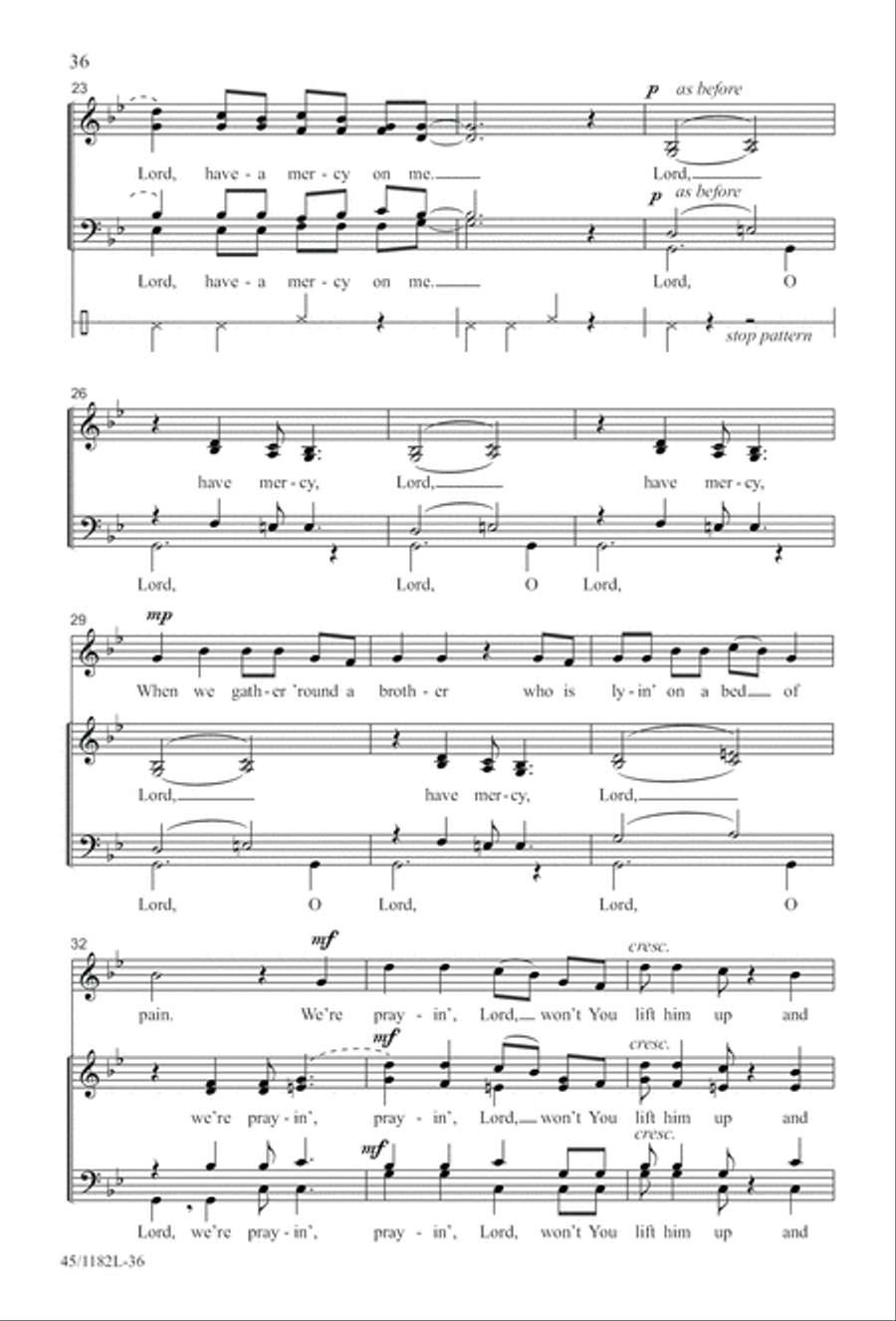 All Around A Cappella 4-Part scores gallery preview page 36