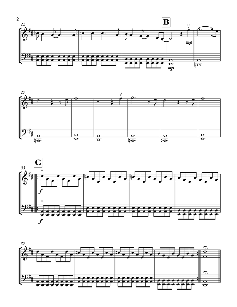 Clocks String Duet scores gallery preview page 3