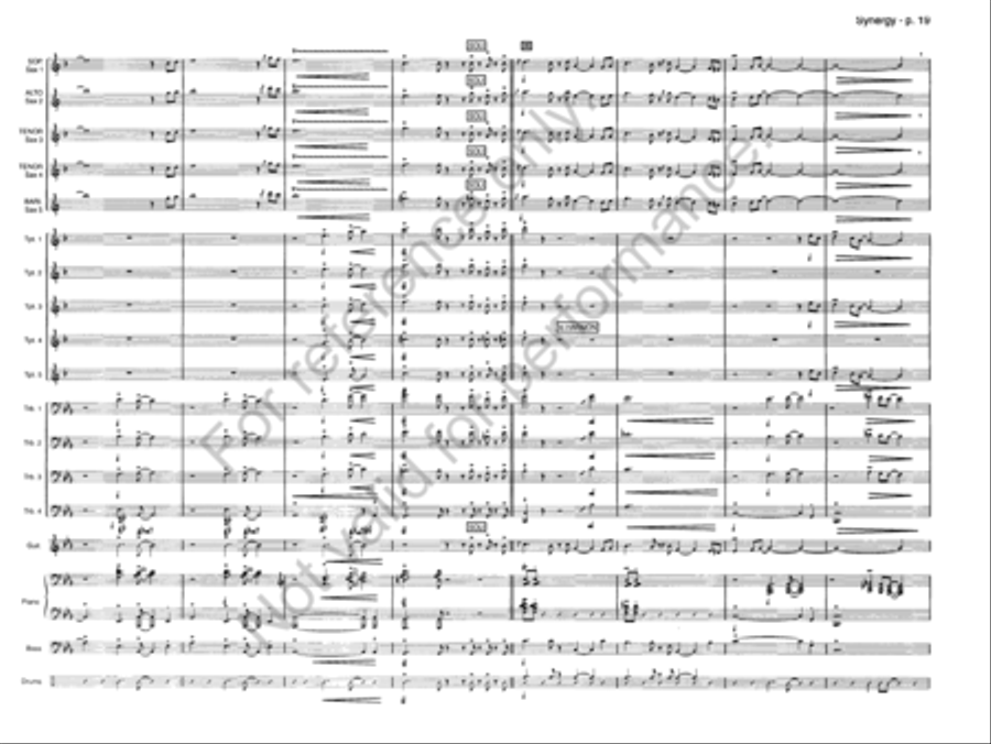 Synergy Jazz Ensemble scores gallery preview page 18