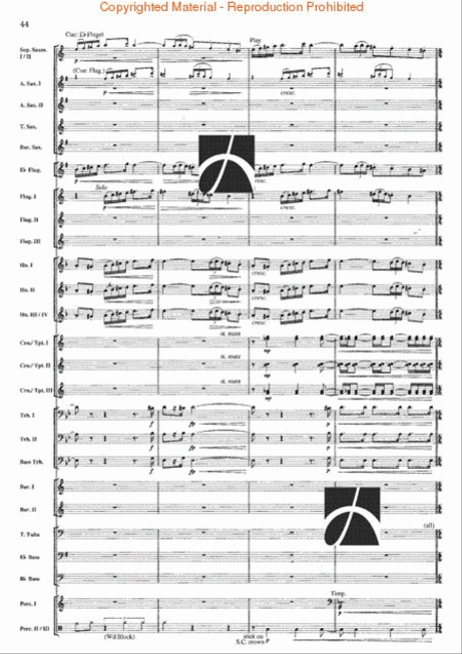 Firestorm Brass Band scores gallery preview page 44