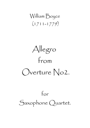 Allegro from Overture No.2