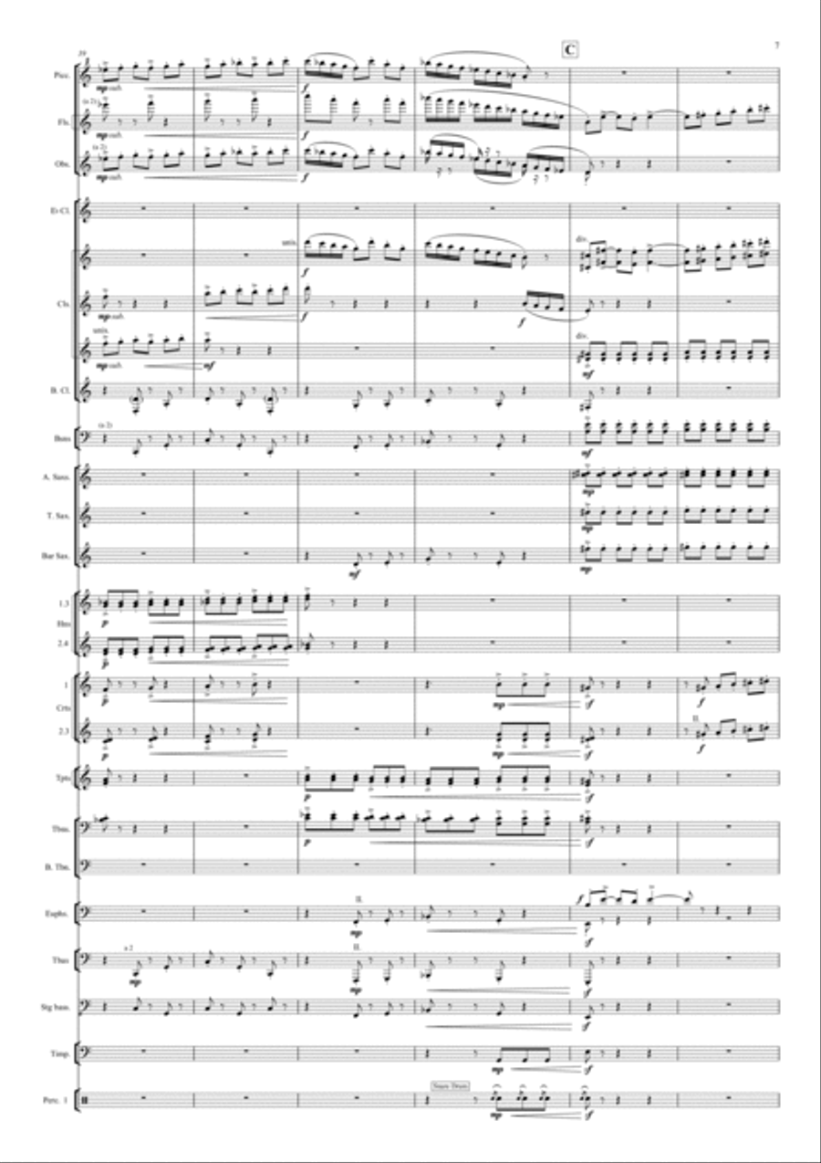 Masque Concert Band scores gallery preview page 3