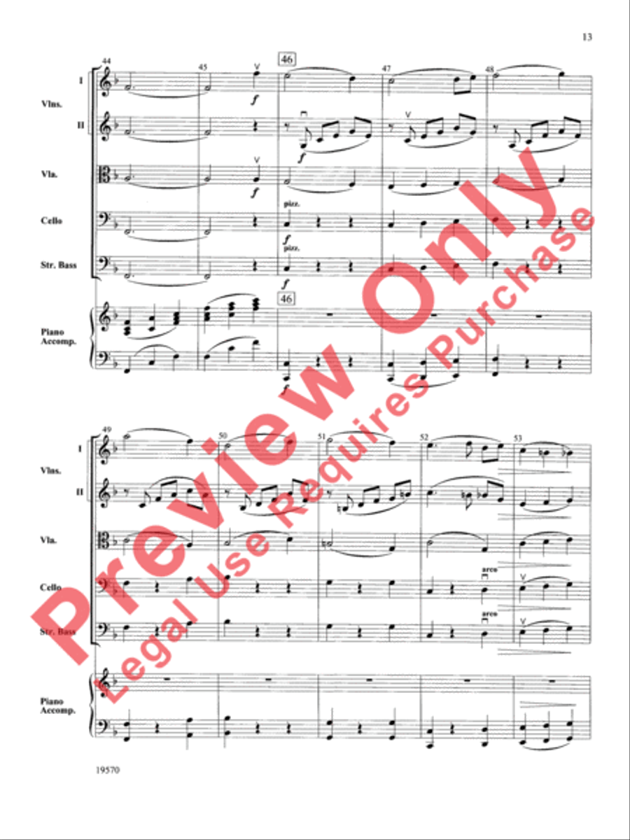 Johnny Appleseed Suite Johnny Appleseed Suite String Orchestra scores gallery preview page 14