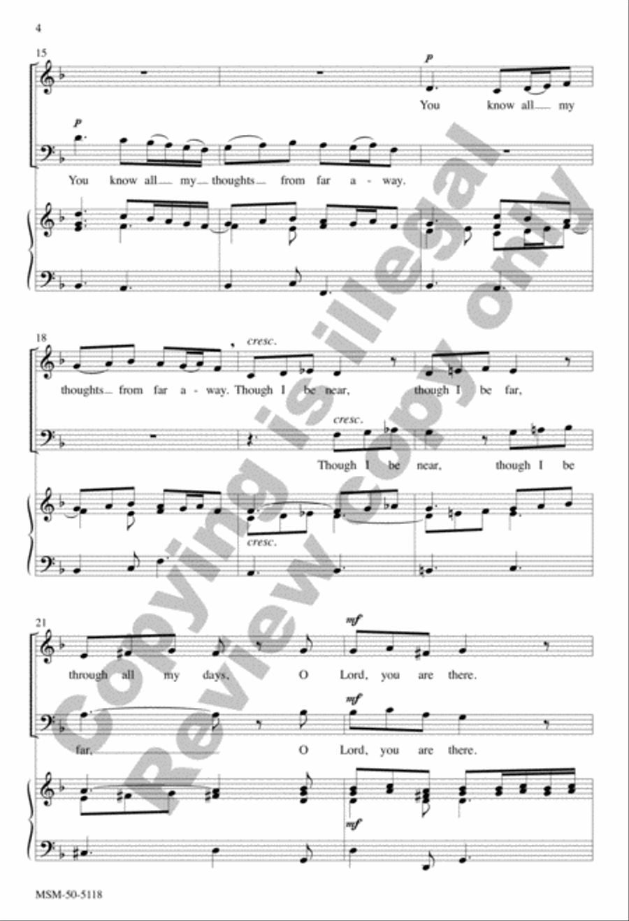 Lord, You Have Searched Me 2-Part scores gallery preview page 4