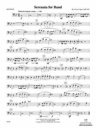 Serenata for Band: Bassoon