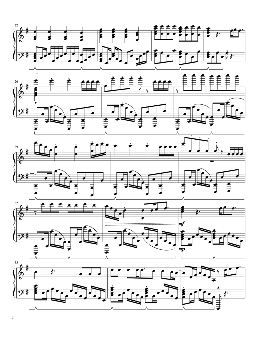 End Of Time Easy Piano scores gallery preview page 2