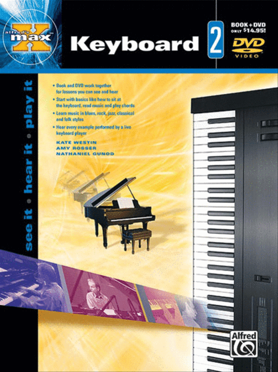 Alfred's MAX Keyboard, Book 2 Piano Method scores gallery preview page 1
