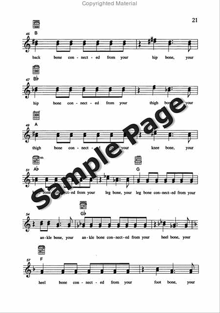 Best of Spirituals & Gospels Acoustic Guitar scores gallery preview page 22