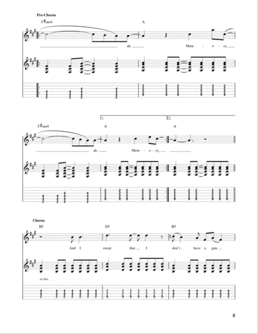 Come As You Are Come As You Are Acoustic Guitar scores gallery preview page 5