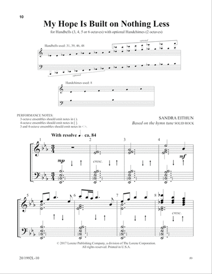 Hymns We Love to Ring 5-Octaves scores gallery preview page 9