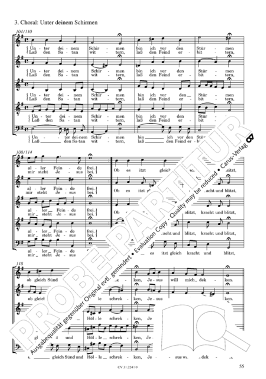 The complete motets (without Bc) Choir scores gallery preview page 62
