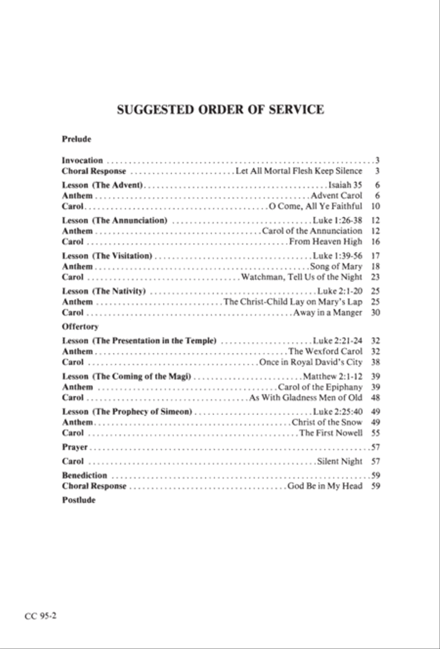 The Celebration 4-Part scores gallery preview page 2