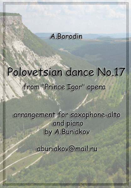 Polovetsian dance No.17 (alto saxophone) image number null
