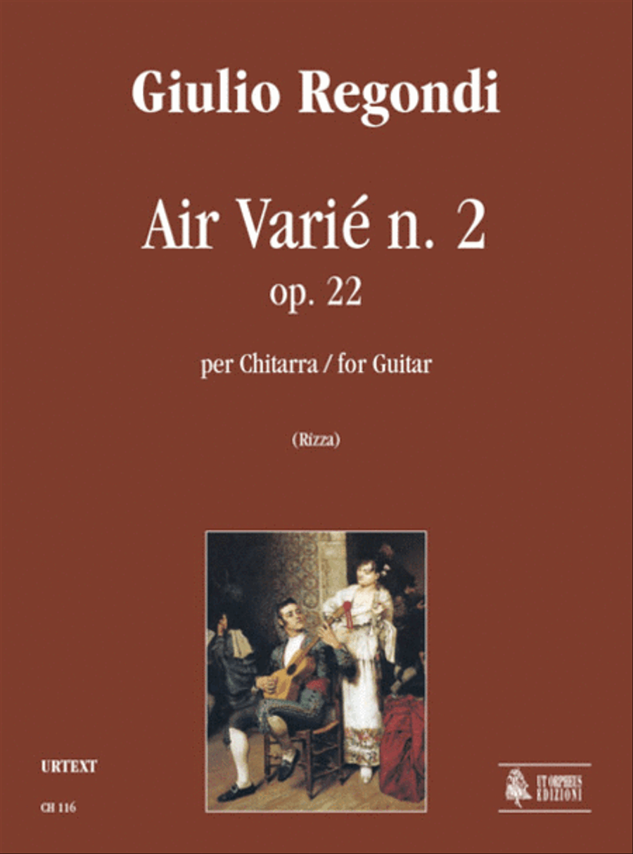 Air Varié No. 2 Op. 22 for Guitar Acoustic Guitar scores gallery preview page 1