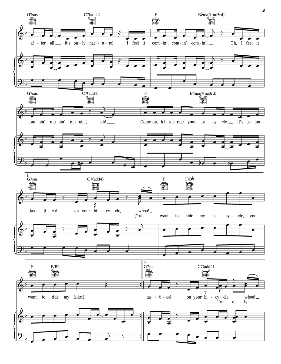 C'mon Let Me Ride Acoustic Guitar scores gallery preview page 3