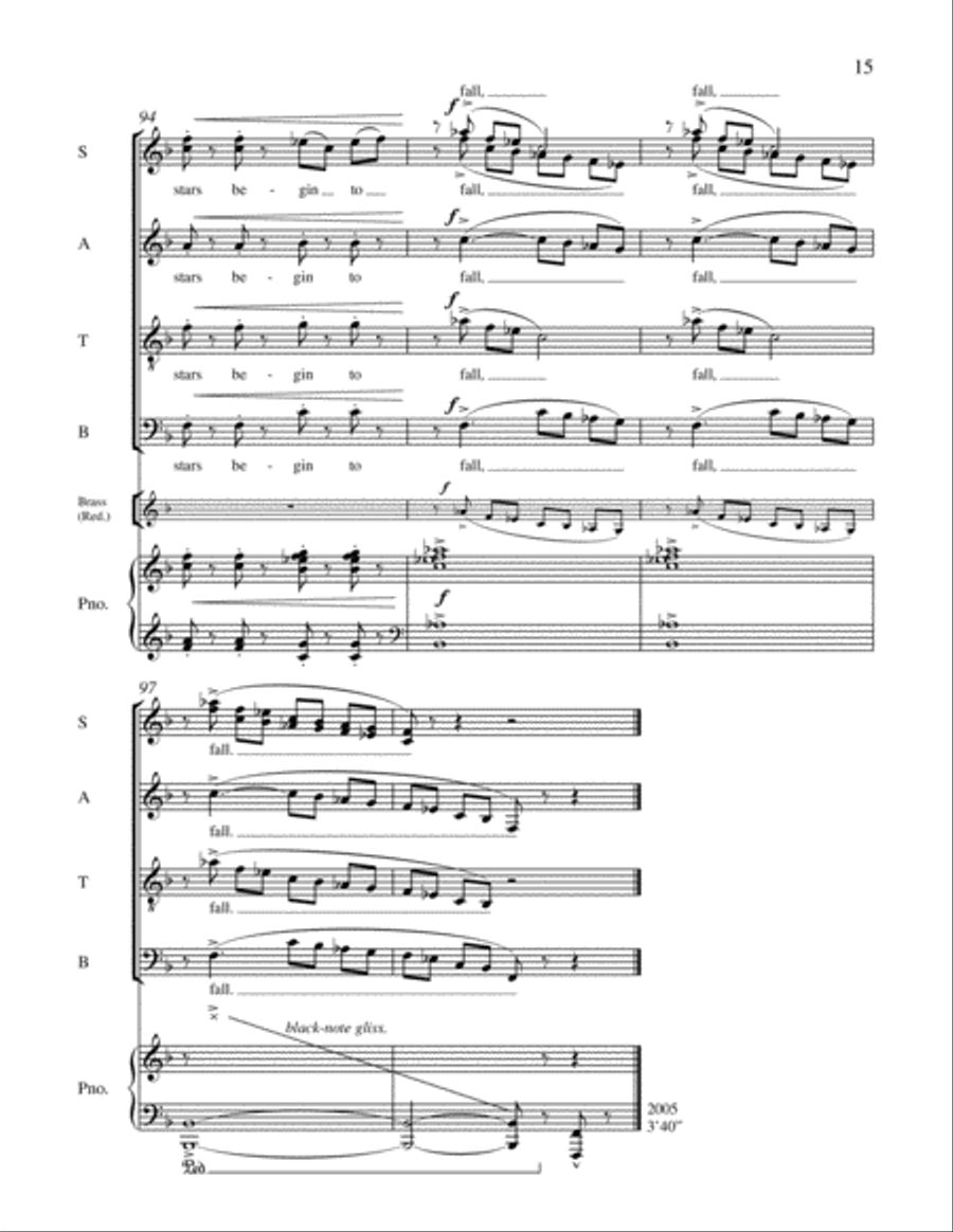 Together in Song: 1. Hear the Trumpet Sound 4-Part scores gallery preview page 9