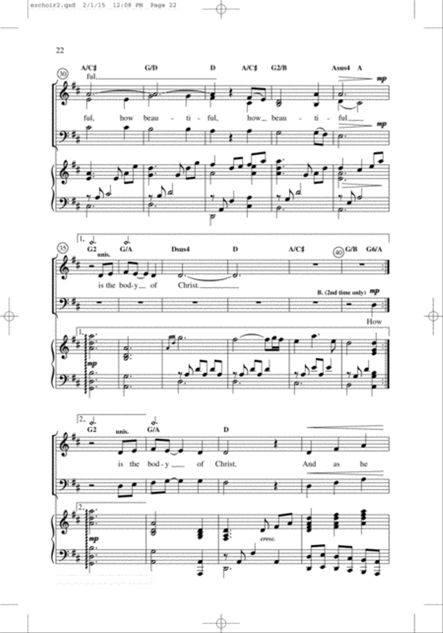 Easy Choir, Vol. 2 Easy Choir, Vol. 2 3-Part scores gallery preview page 20