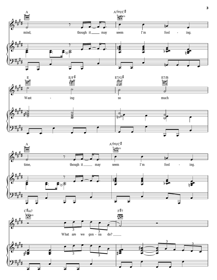 Another Believer Another Believer Piano, Vocal, Guitar scores gallery preview page 3