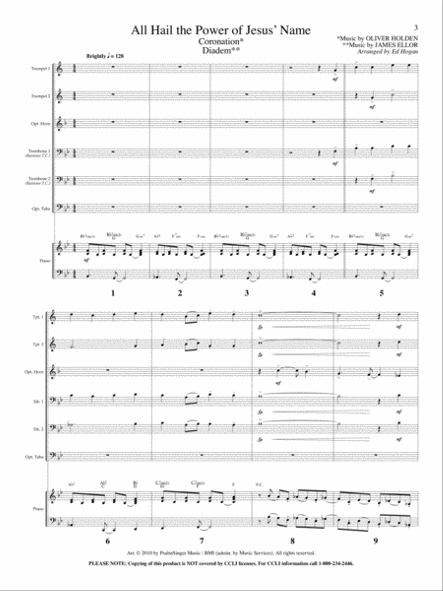 Creative Hymns for Brass Quartet, Vol. 3 Brass Quartet scores gallery preview page 2