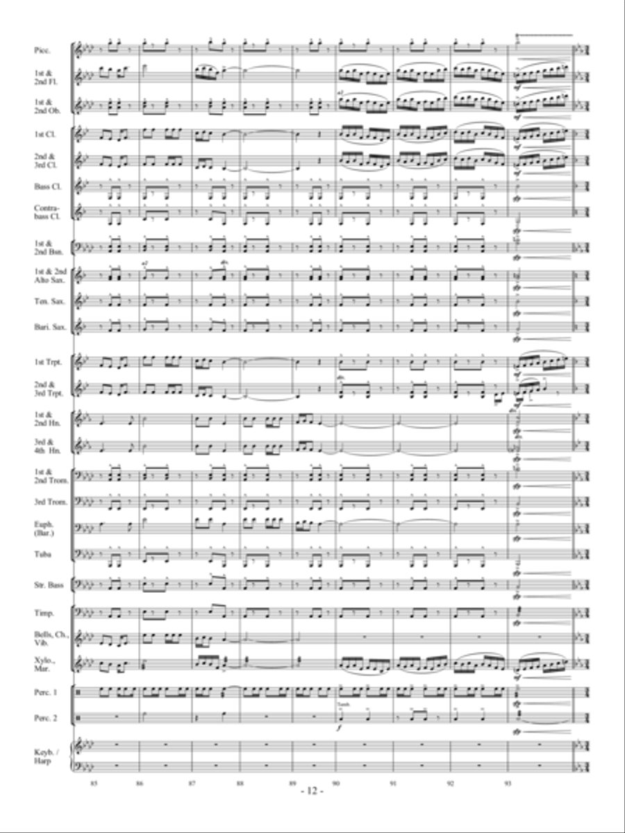 Sea Song Fantasy Sea Song Fantasy Concert Band scores gallery preview page 11