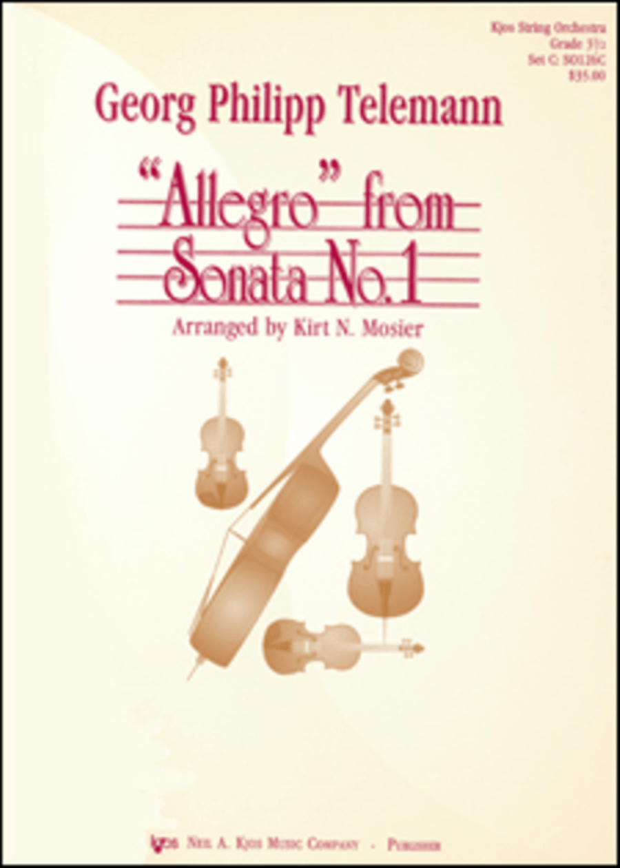 Allegro From Sonata No. 1