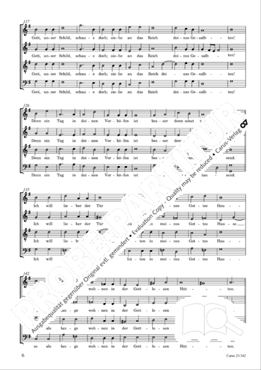 Der 84. Psalm SSAATTBB scores gallery preview page 7