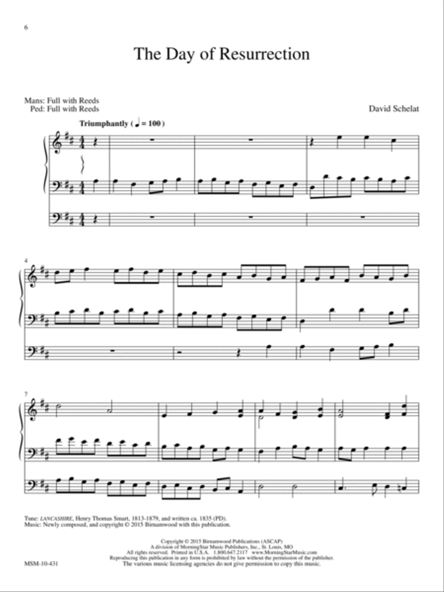 Five Preludes for Easter Five Preludes for Easter Organ scores gallery preview page 5