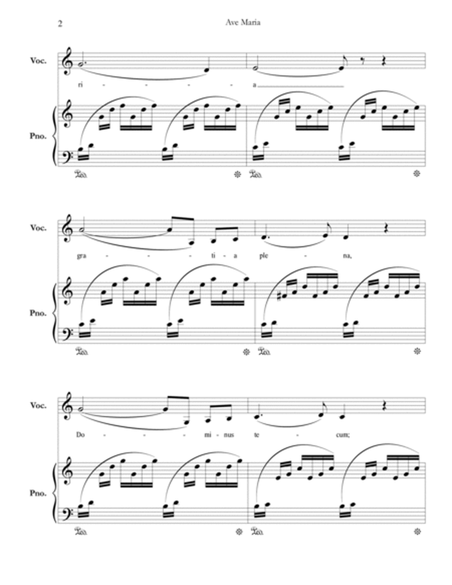 Ave Maria (Bach-Gounod) for voice and piano image number null