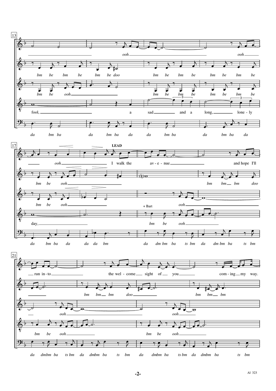 A Day In The Life Of A Fool (manha De Carnaval) Choir scores gallery preview page 2