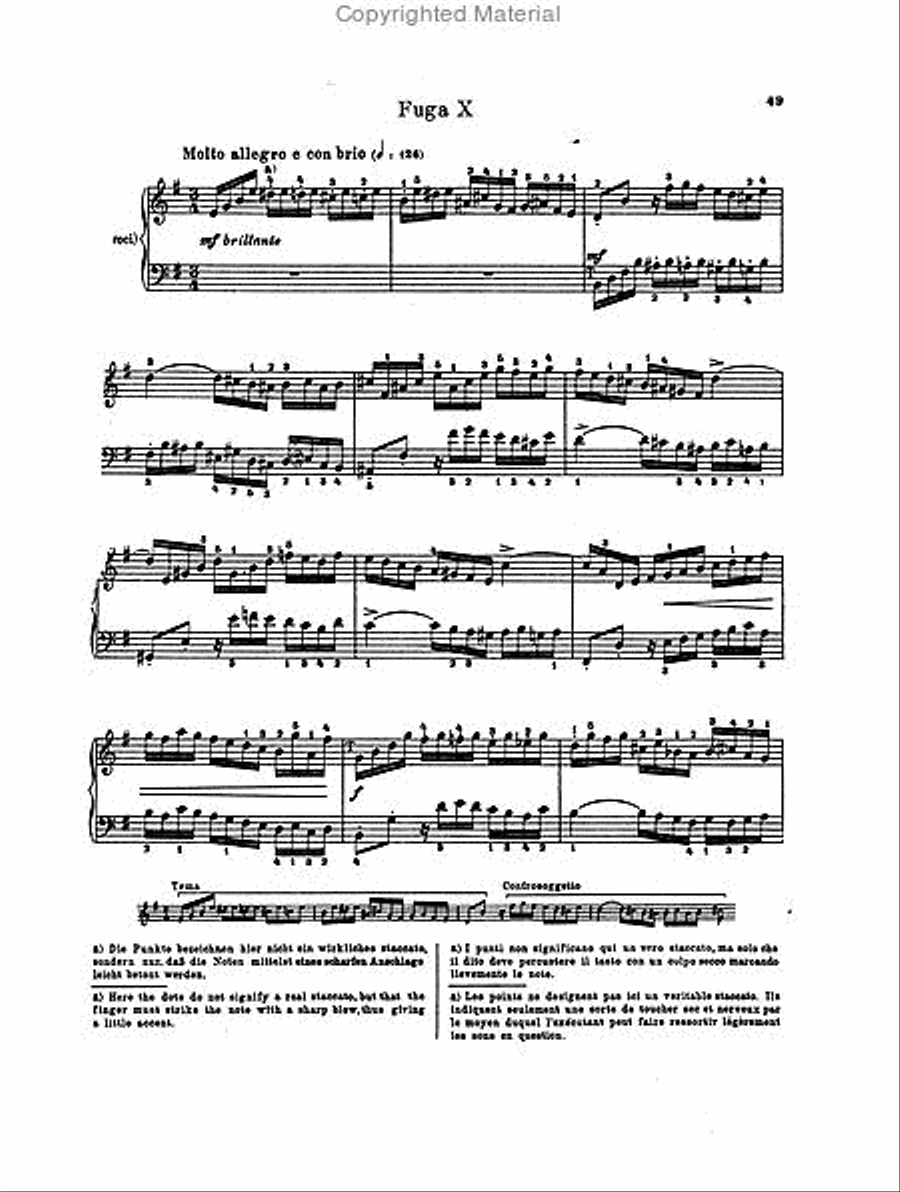 The Well-tempered Clavier Piano Solo scores gallery preview page 4