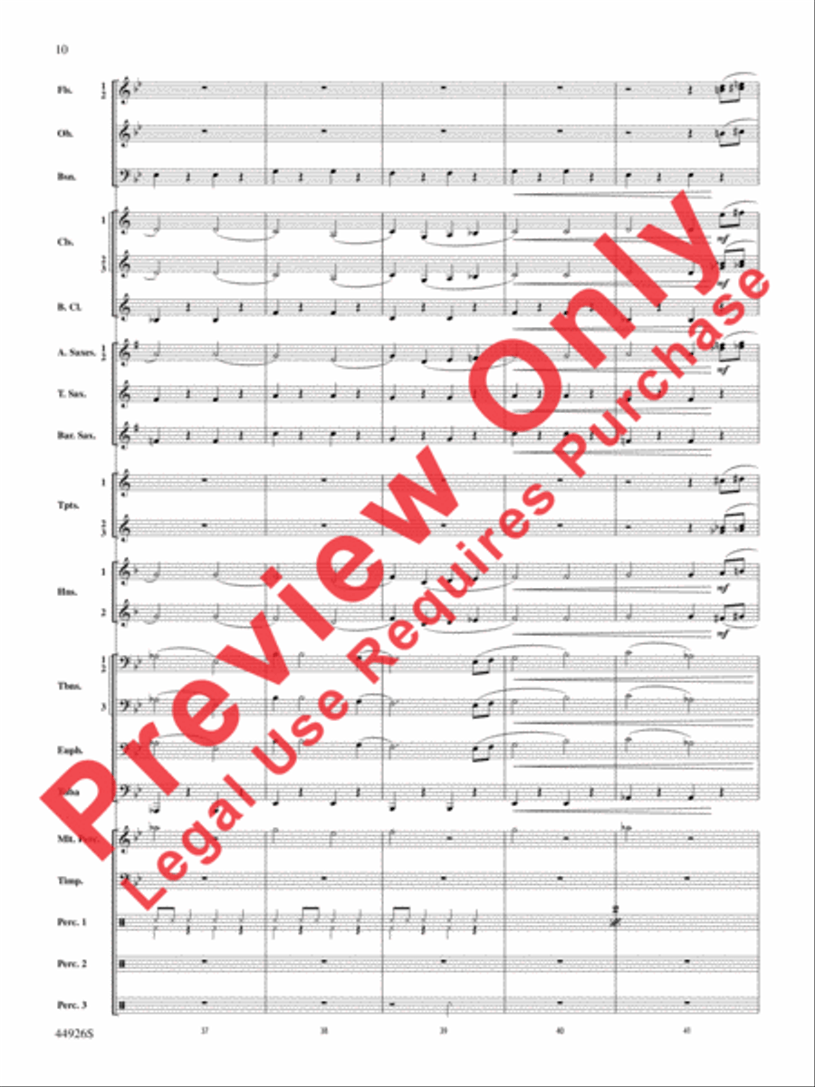 Australiana Concert Band scores gallery preview page 11