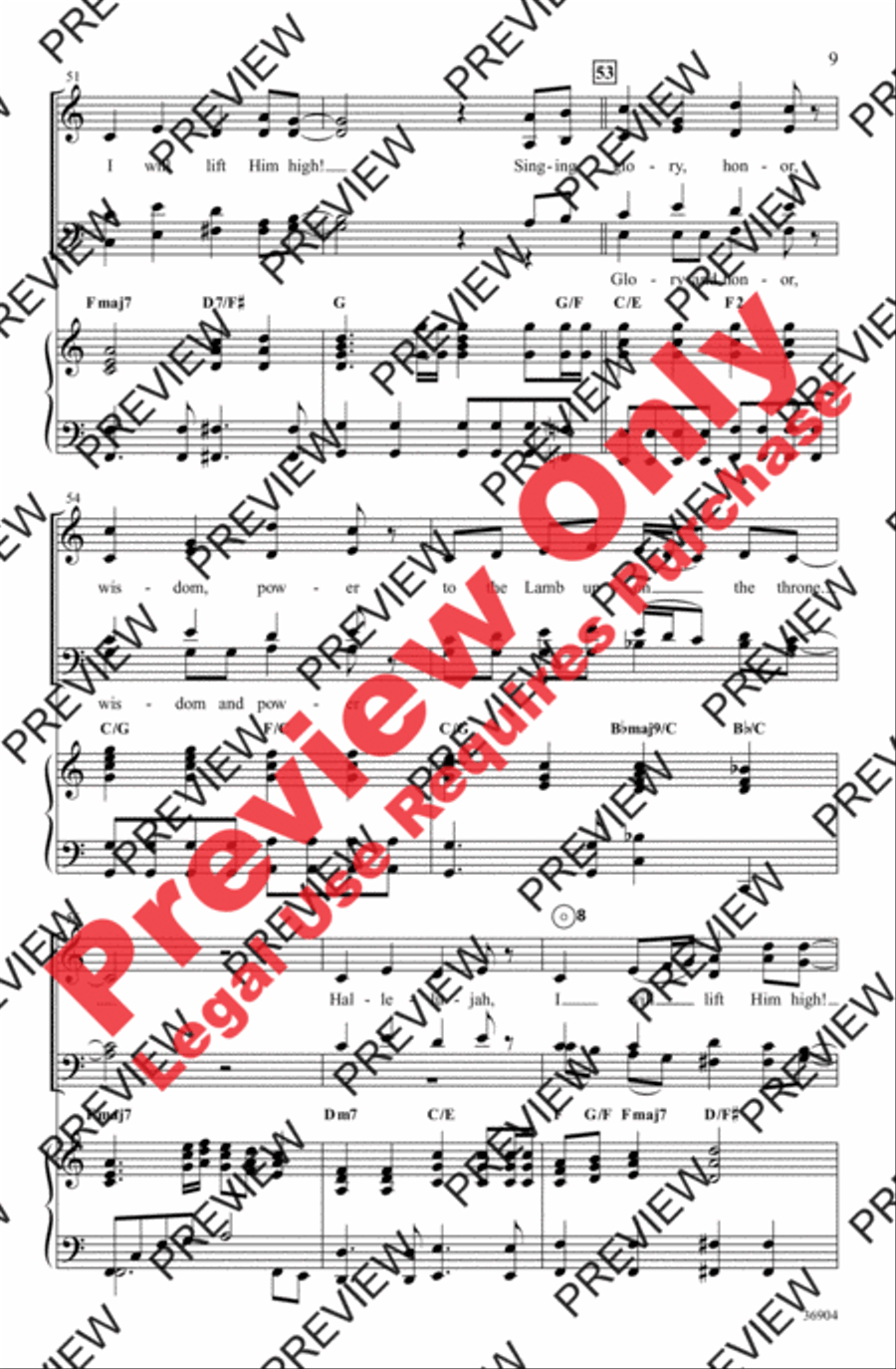 Salvation's Song 4-Part scores gallery preview page 9