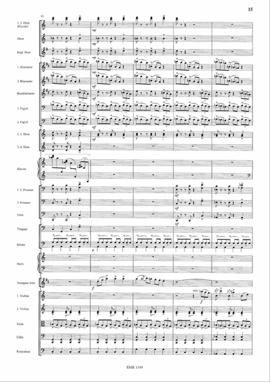 Rhapsody In Blue Orchestra scores gallery preview page 16