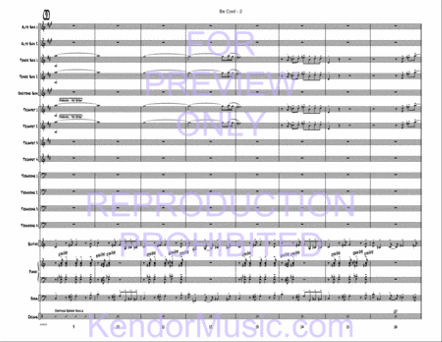 Be Cool Jazz Ensemble scores gallery preview page 4