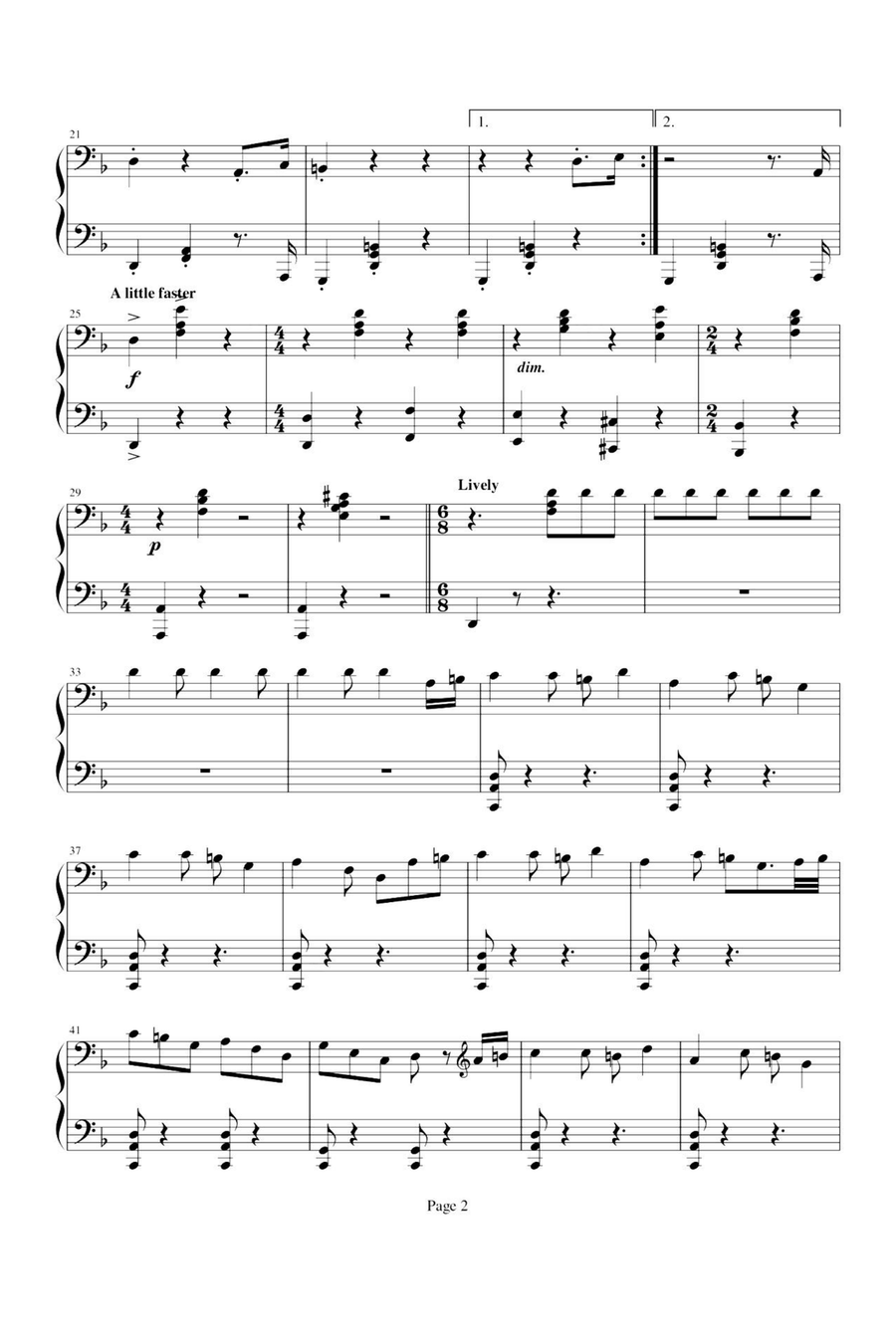 Jack Sparrow Jack Sparrow Piano Solo scores gallery preview page 2
