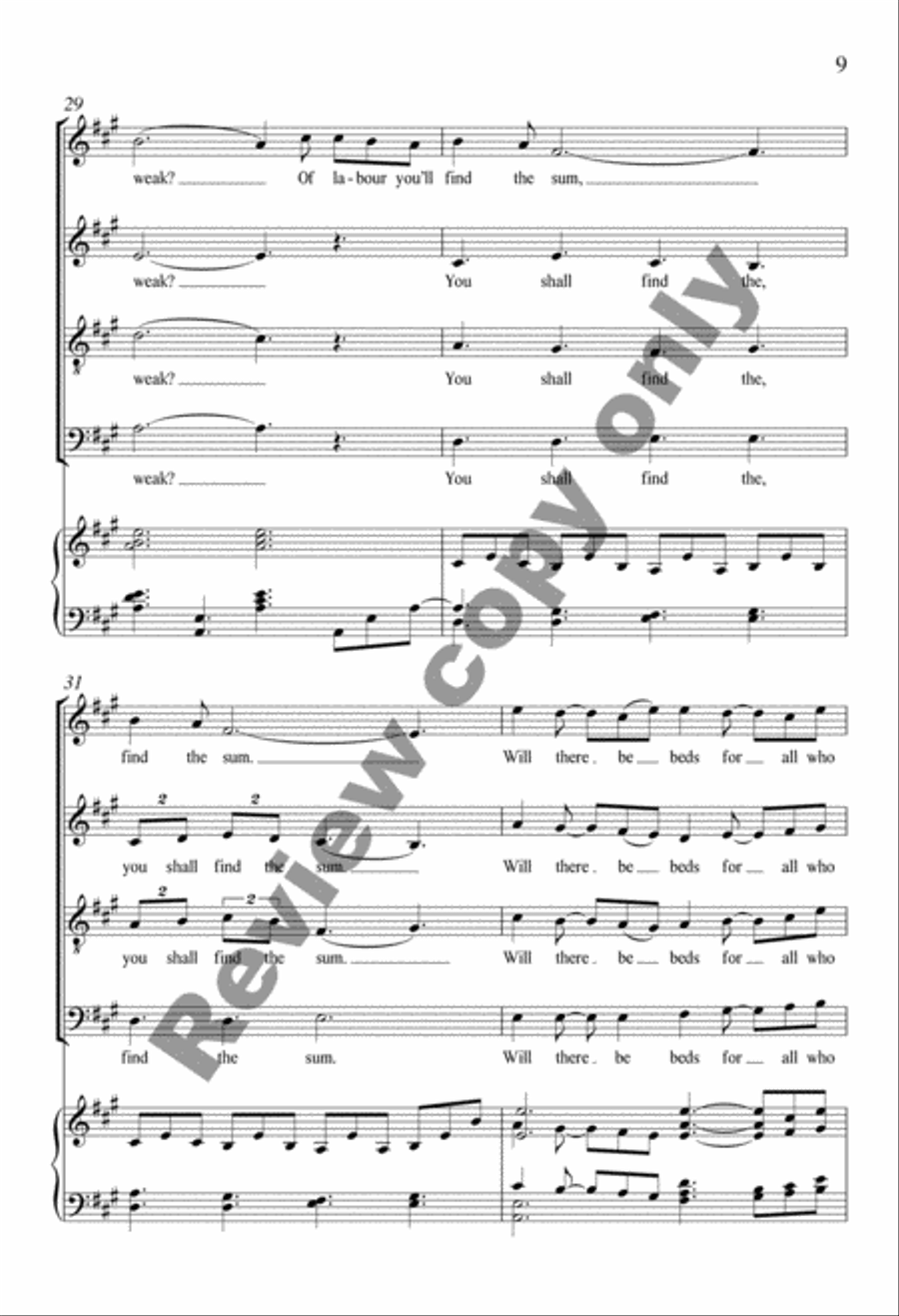 Uphill Uphill 4-Part scores gallery preview page 20