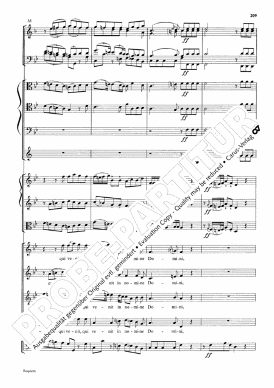 Requiem Requiem 4-Part scores gallery preview page 216