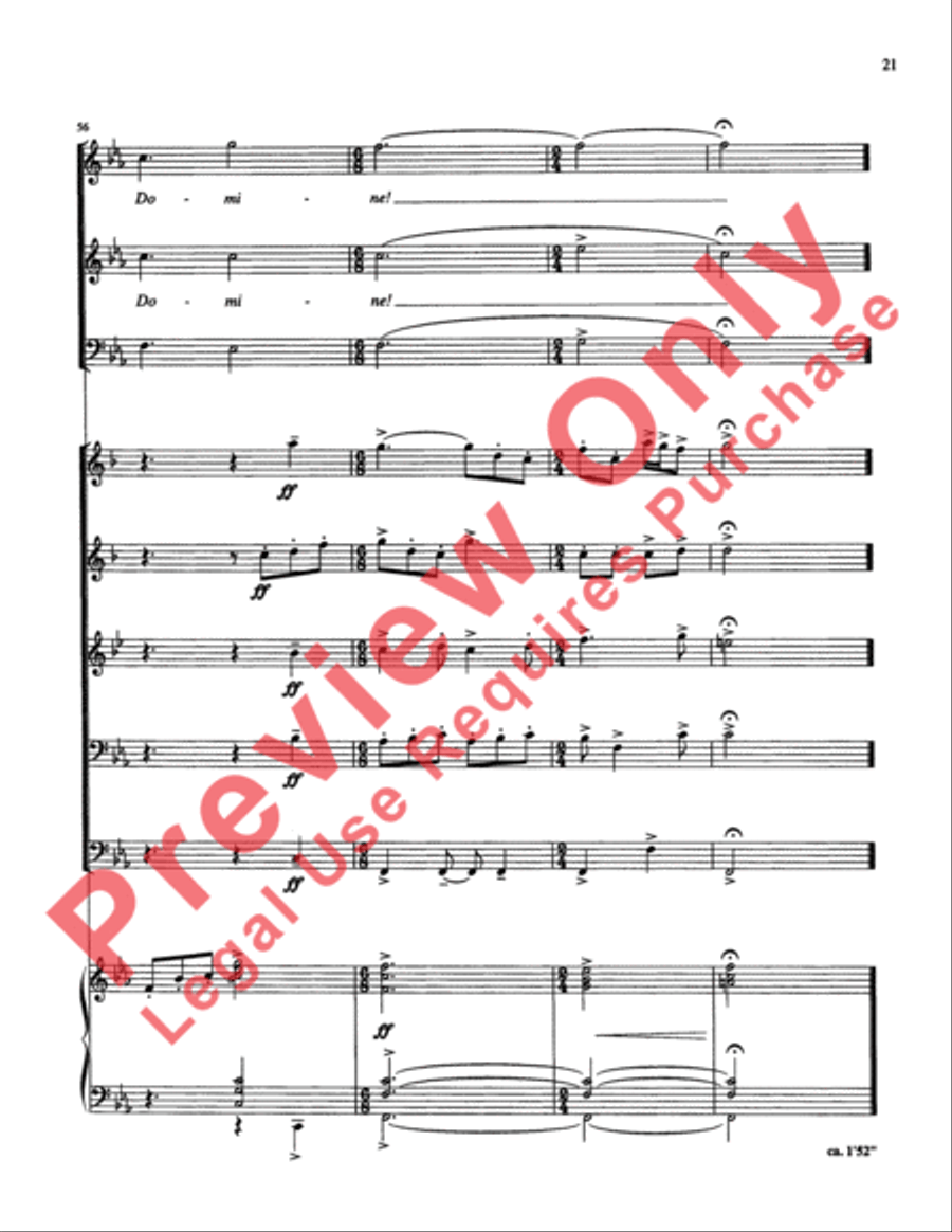 Make We Joy Now Choir scores gallery preview page 21
