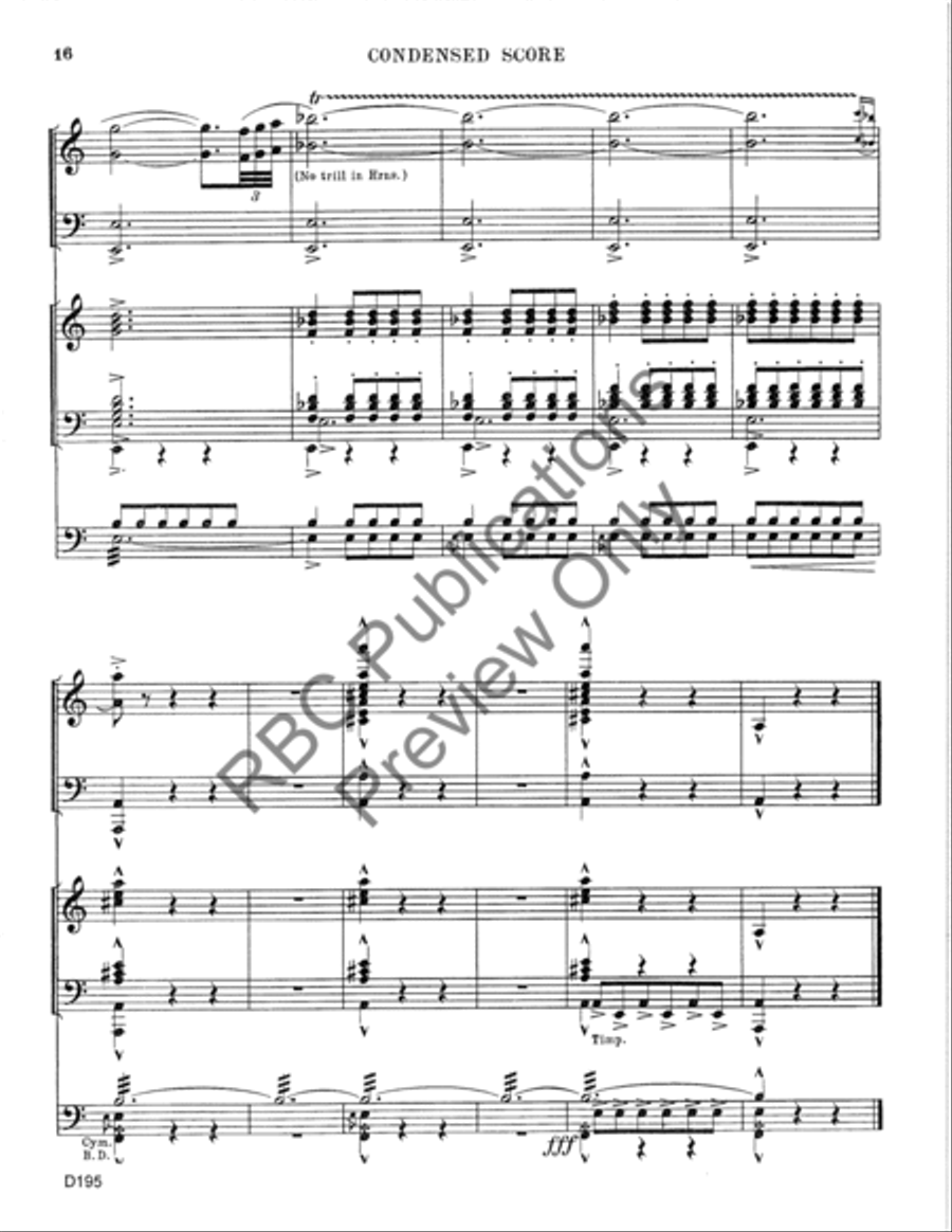 El Torero (Score) Concert Band scores gallery preview page 19