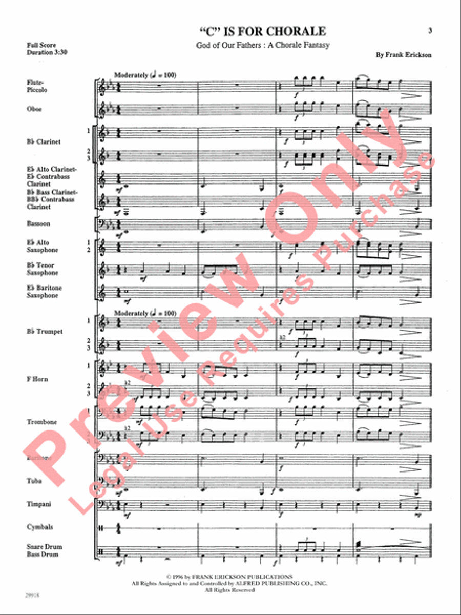 C Is for Chorale (God of Our Fathers: A Chorale Fantasy)