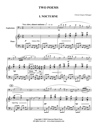 Two Poems for Low Brass