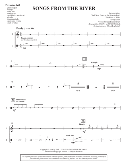 Sacred Places - Percussion 1 & 2