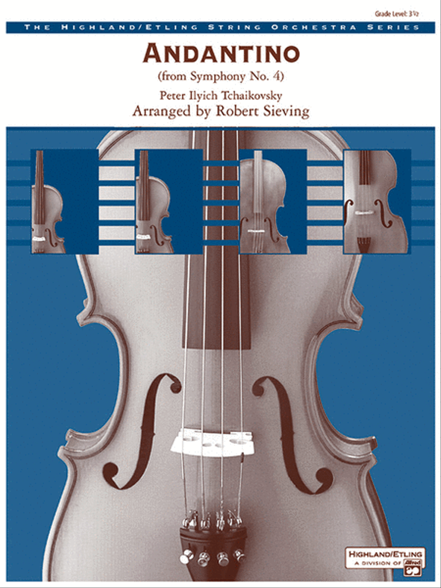 Andantino (from Symphony No. 4) String Orchestra scores gallery preview page 1